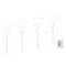 Jingle Jollys 4PC 144 LED Christmas Path Lights Garden Stake Decoration