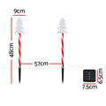 Jingle Jollys 25 LED Christmas Lights Garden Path Ground Light 5 Pc