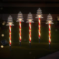 Jingle Jollys 25 LED Christmas Lights Garden Path Ground Light 5 Pc