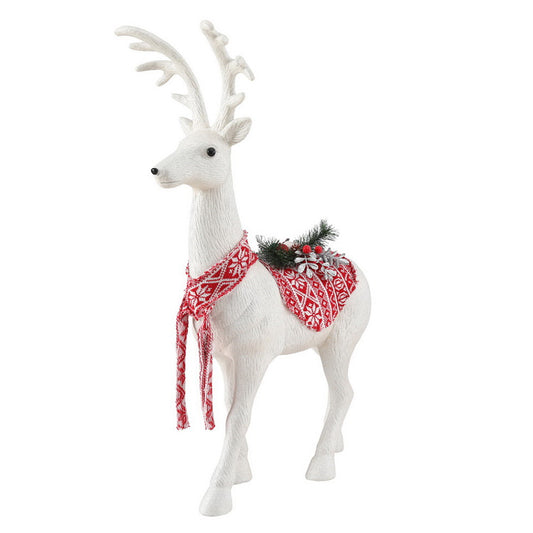 Jingle Jollys 80cm Glitter Reindeer Christmas Decorations Ornament