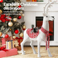 Jingle Jollys 80cm Glitter Reindeer Christmas Decorations Ornament