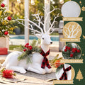 Jingle Jollys 32cm Christmas Reindeer Glitter Deer Ornaments Deco