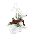 Jingle Jollys 32cm Glitter Reindeer Christmas Ornament Decoration
