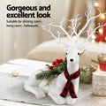 Jingle Jollys 32cm Glitter Reindeer Christmas Ornament Decoration