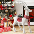 Jingle Jollys Christmas Reindeer 60cm Glitter Deer Ornament Decor