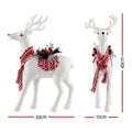 Jingle Jollys Christmas Reindeer 45cm Glitter Deer Ornaments