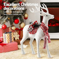Jingle Jollys Christmas Reindeer 45cm Glitter Deer Ornaments