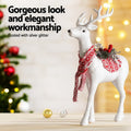 Jingle Jollys Christmas Reindeer 45cm Glitter Deer Ornaments