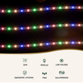 Jingle Jollys 20M Christmas Lights 600 LED String Rope Colourful