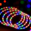 Jingle Jollys 20M Christmas Lights 600 LED String Rope Colourful