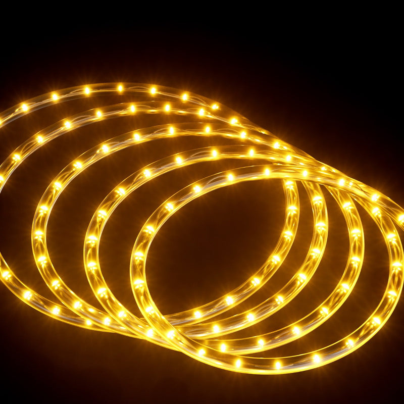 Jingle Jollys 20M 600 LED Warm White Christmas String Lights