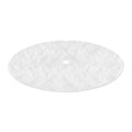 Jingle Jollys Christmas Tree Skirt 120cm White Plush Fluffy