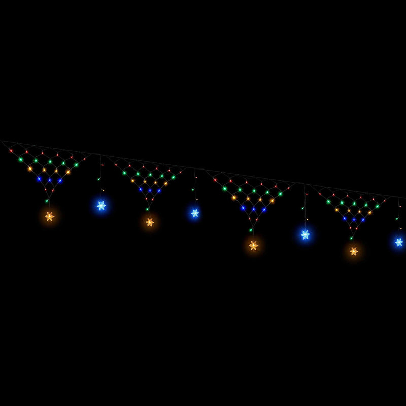 Jingle Jollys Christmas Lights Solar Fairy Lights Christmas Decorations Multicolour 4m
