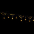 Jingle Jollys Christmas Lights Solar Fairy Lights Warm White Christmas Decorations 4m