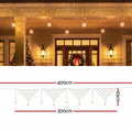 Jingle Jollys Christmas Lights Solar Fairy Lights Warm White Christmas Decorations 4m