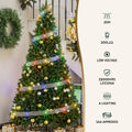 Jollys 20M 200 LED Christmas Lights Fairy Ribbon Coloured