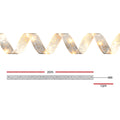 Jingle Jollys 20M Christmas Lights Ribbon 200 LED Warm White