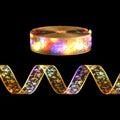 Jingle Jollys 20M Christmas Lights 200 LED Golden Fairy Ribbon