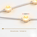 Jingle Jollys 15M Christmas Lights Permanent String Eaves Light 36 LED Decor