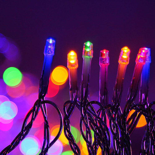 Jingle Jollys 500 LED Fairy Light String 100M Colourful Christmas