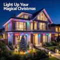 Jingle Jollys 30M Christmas Permanent Outdoor Lights Smart Eaves String App Control Decoration 72LED