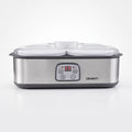 Devanti Greek Yoghurt Maker Machine 2x960ml Large Tubs Temp Control Grey