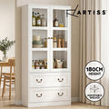Artiss Buffet Sideboard 180cm Hutch Storage Cabinet Kitchen Drawer Door White