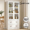 Artiss Buffet Sideboard 180cm Hutch Storage Cabinet Kitchen Drawer Door White