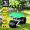 Gardeon Garden Stool Seat Foldable Wheels Green