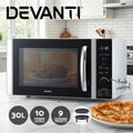 Devanti 30L Microwave Oven 4-IN-1 Air Fryer Convection Grill