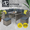 Gardeon 8 Seater Outdoor Dining Set Sofa Wicker Lounge Setting Table Chairs