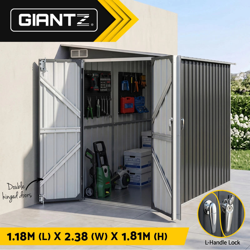 Giantz Garden Shed Lean To Bike Shelter Outdoor Storage Workshop Tool House