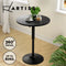 Artiss Bar Table Tables Kitchen Swivel Gas Lift Outdoor Round Metal Black