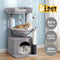 i.Pet Cat Tree Tower 82cm Scratching Post Furniture Scratcher House Light Grey