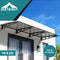 Instahut Window Door Awning Canopy 1m x 3m Grey Solid Sheet Metal Frame