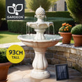Gardeon Solar Fountain Water Feature Pump Kit Bird Bath Outdoor Indoor Ivory