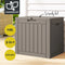 Gardeon Outdoor Storage Box 118L Grey Lockable Garden Shed Container
