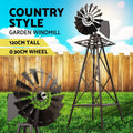 Gardeon Garden Windmill 120cm Metal Ornaments Outdoor Decor Ornamental Wind Mil
