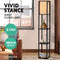 Artiss Floor Lamp 3 Tier Shelf Storage LED Light Stand Home Room Vintage Black