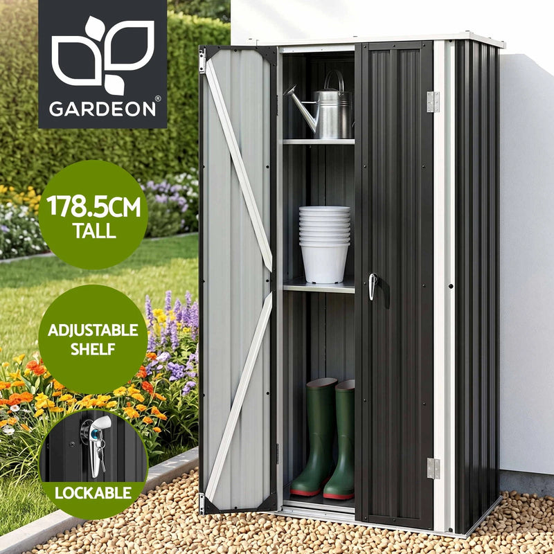 Gardeon Outdoor Storage Cabinet Box Garden Shed Cupboard Galvanised Steel Tool