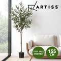 Artiss 155cm Artificial Olive Tree Faux Trees Indoor Decor Artificial Plants