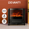 Devanti Electric Fireplace Fire Heater 3D Flame Effect Heaters Indoor 2000W