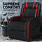 Artiss Recliner Chair Gaming Racing Armchair Lounge Sofa Chairs Leather Black