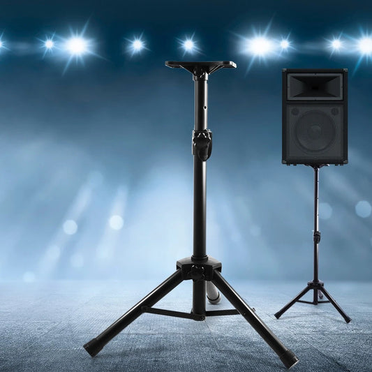 Alpha Speaker Stand 75-112cm Adjustable Height Surround Sound Studio Home 2pcs