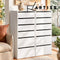 Artiss 2x Chest of 6 Drawers Dresser Tallboy White
