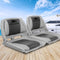 Seamanship 2X Folding Boat Seats Seat Marine Seating Set All Weather Swivels