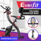 Everfit Folding Exercise Bike Magnetic X-Bike Indoor Cycling Resistance Rope