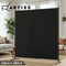Artiss Room Divider Screen 175x180cm 1 Panel Black Fabric