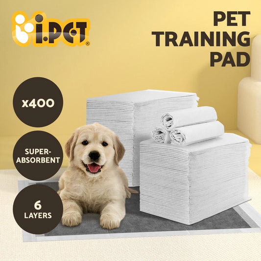 i.Pet Pet Training Pads 400 Puppy Dog Pee Toilet Indoor 60x60cm Super Absorbent