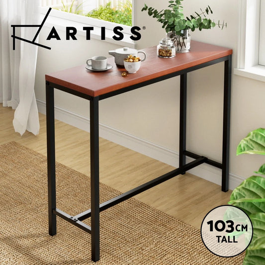 Artiss Bar Table Vintage Industrial Kitchen Cafe Office Desk